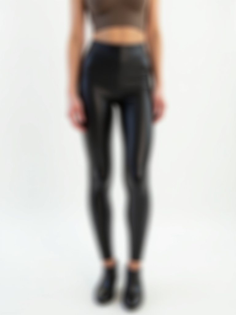 Legging similicuir Taille haute